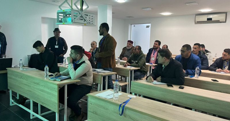 في مقر الجامعة فعاليات  الدورة التمهيدية للتحكيم في مجال  قوانين التحكيم لرياضة فروسية قفز الحواجز