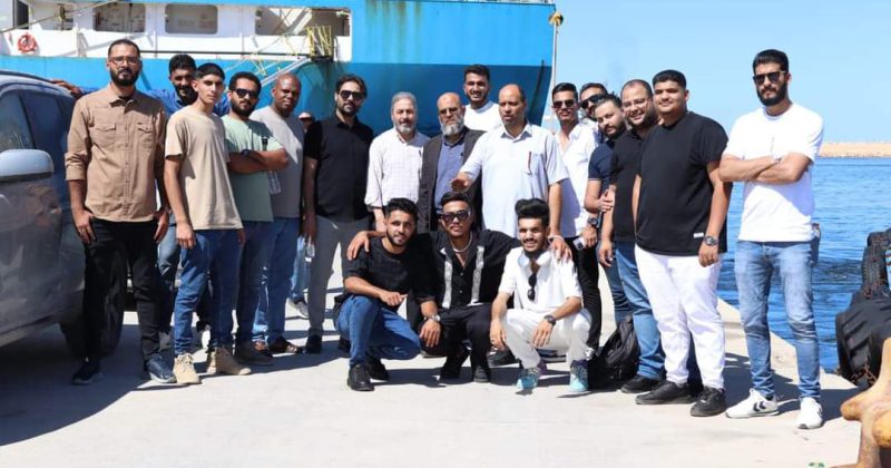أسرة جامعة النخبة الليبية في زيارة ميدانية الى المنطقة الحرة جليانه.